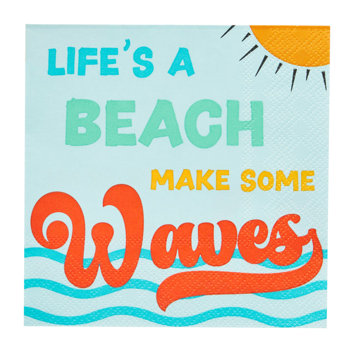 Life's a Beach make some Waves Napkins/26pk