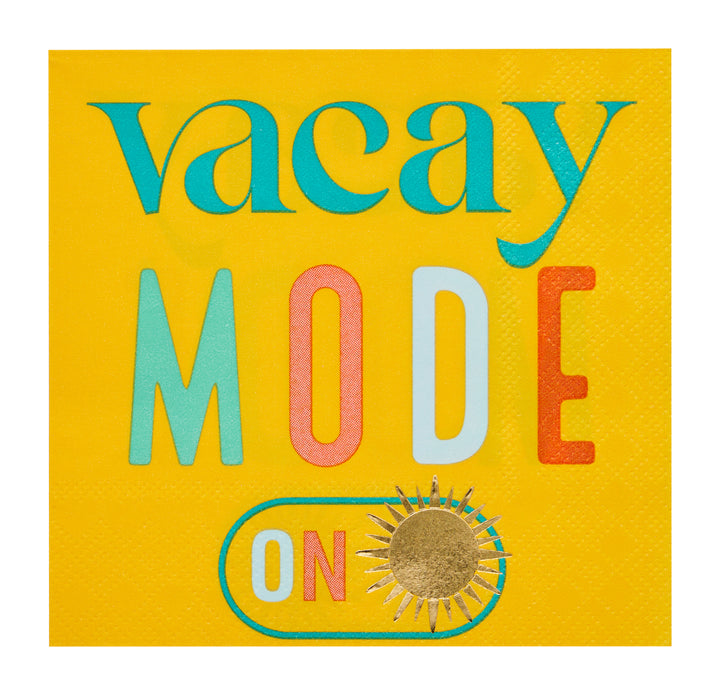 Vacay mode On Cocktail Napkins /26pk