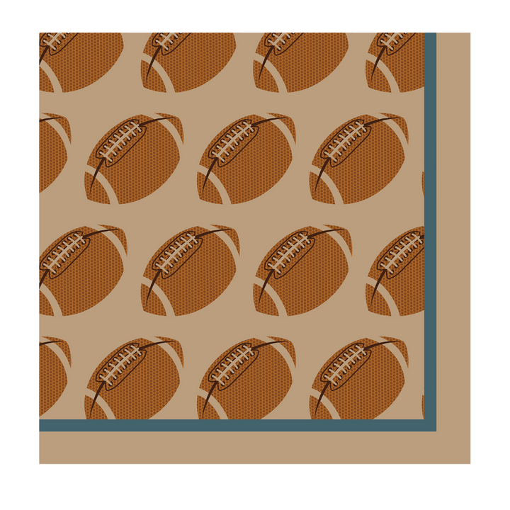 Tailgate Cocktail Napkins: Footballs/20pk