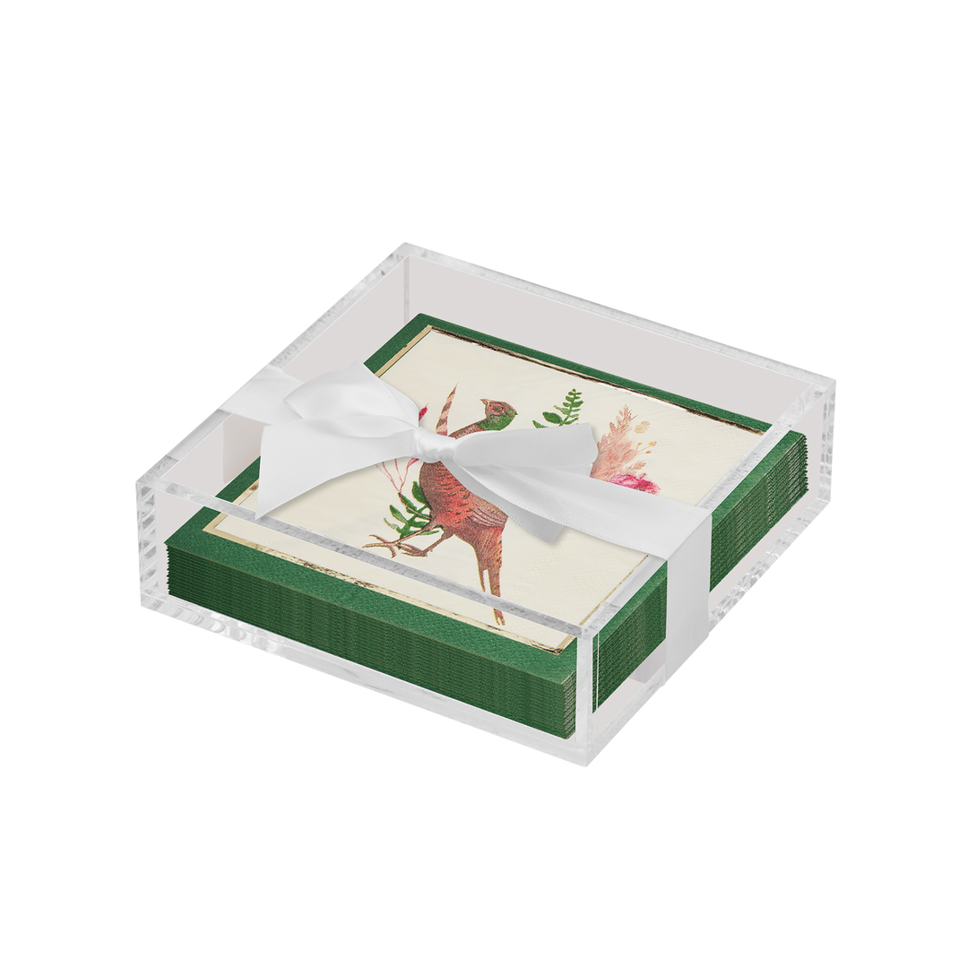 Harvest Cocktail Napkin with Napkin Tray