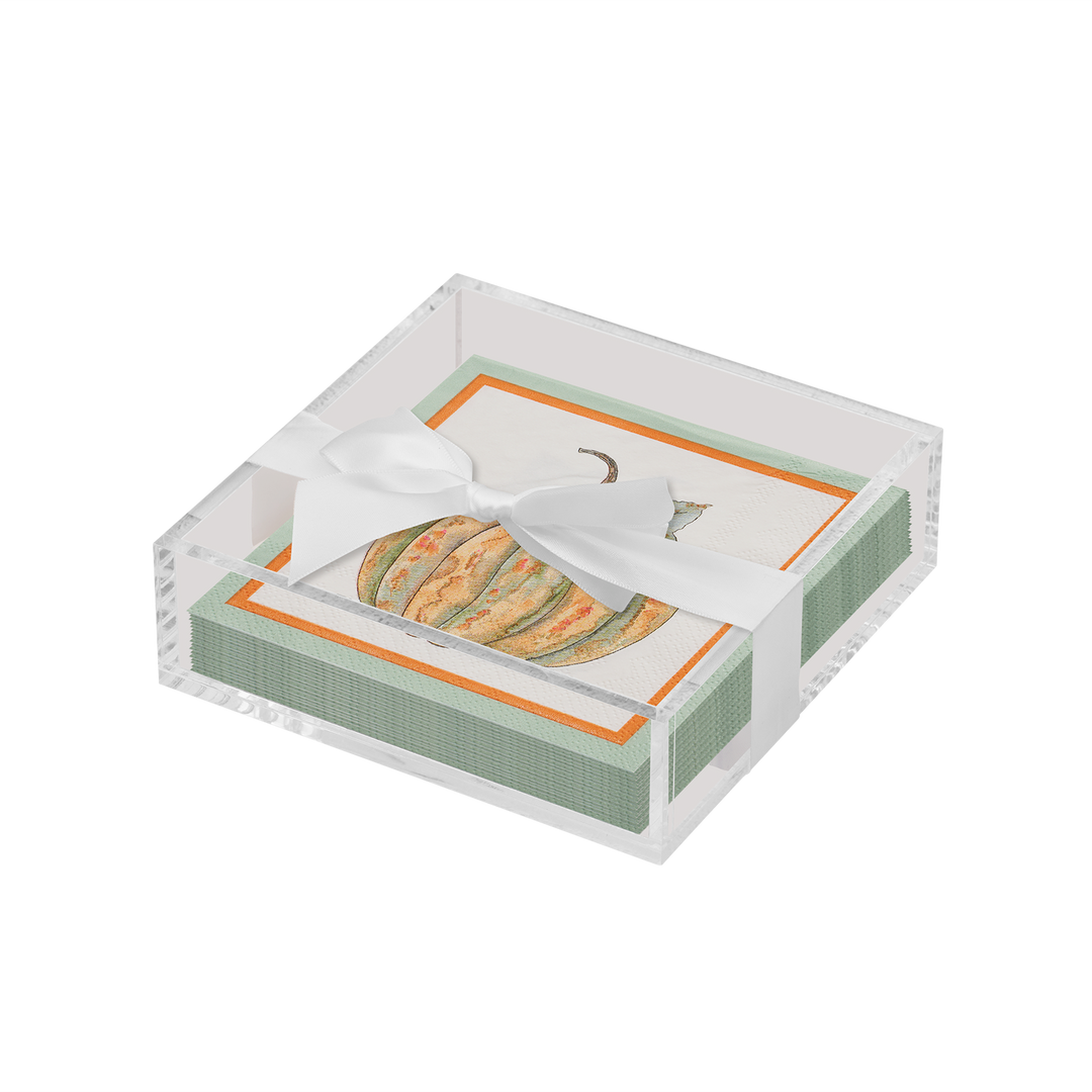 Harvest Cocktail Napkin with Napkin Tray