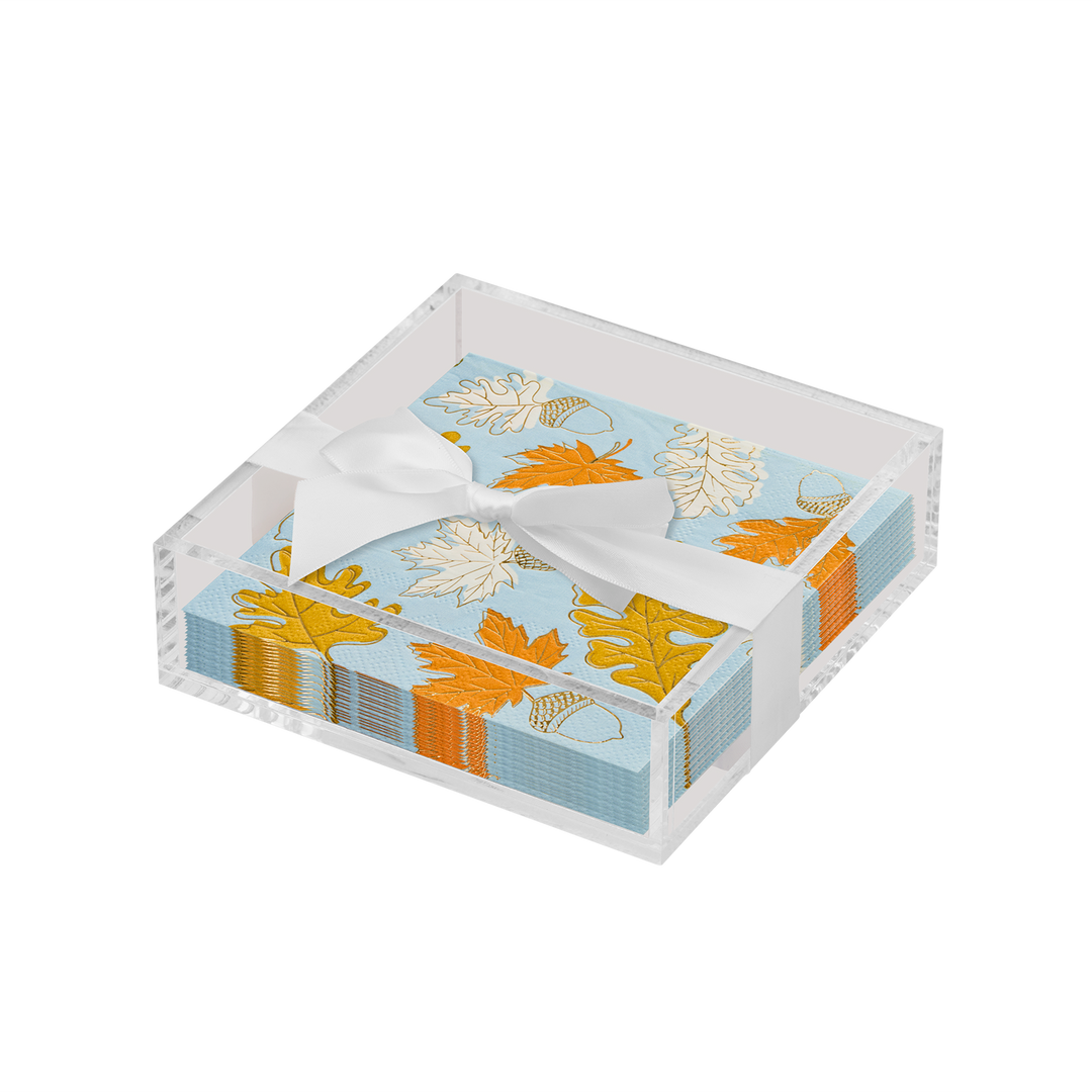 Harvest Cocktail Napkin with Napkin Tray