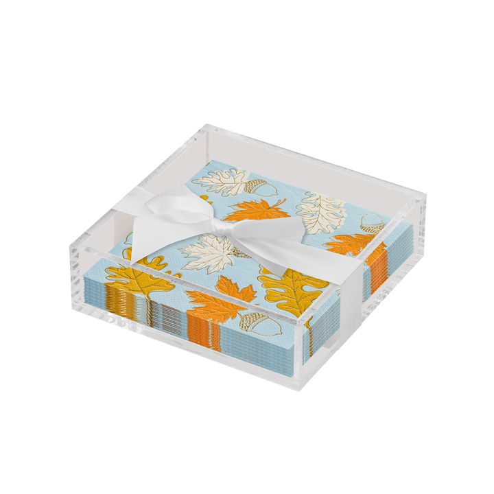 Harvest Cocktail Napkin with Napkin Tray