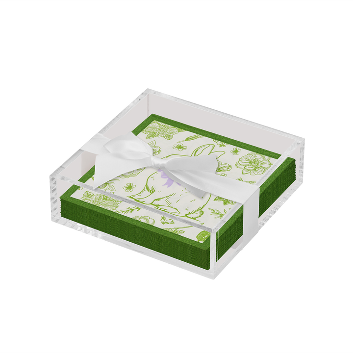 Easter Cocktail Napkin with Napkin Tray
