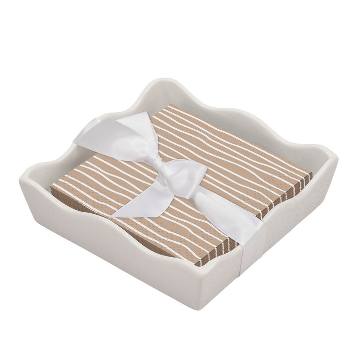 Eco Cocktail Napkin with Napkin Tray