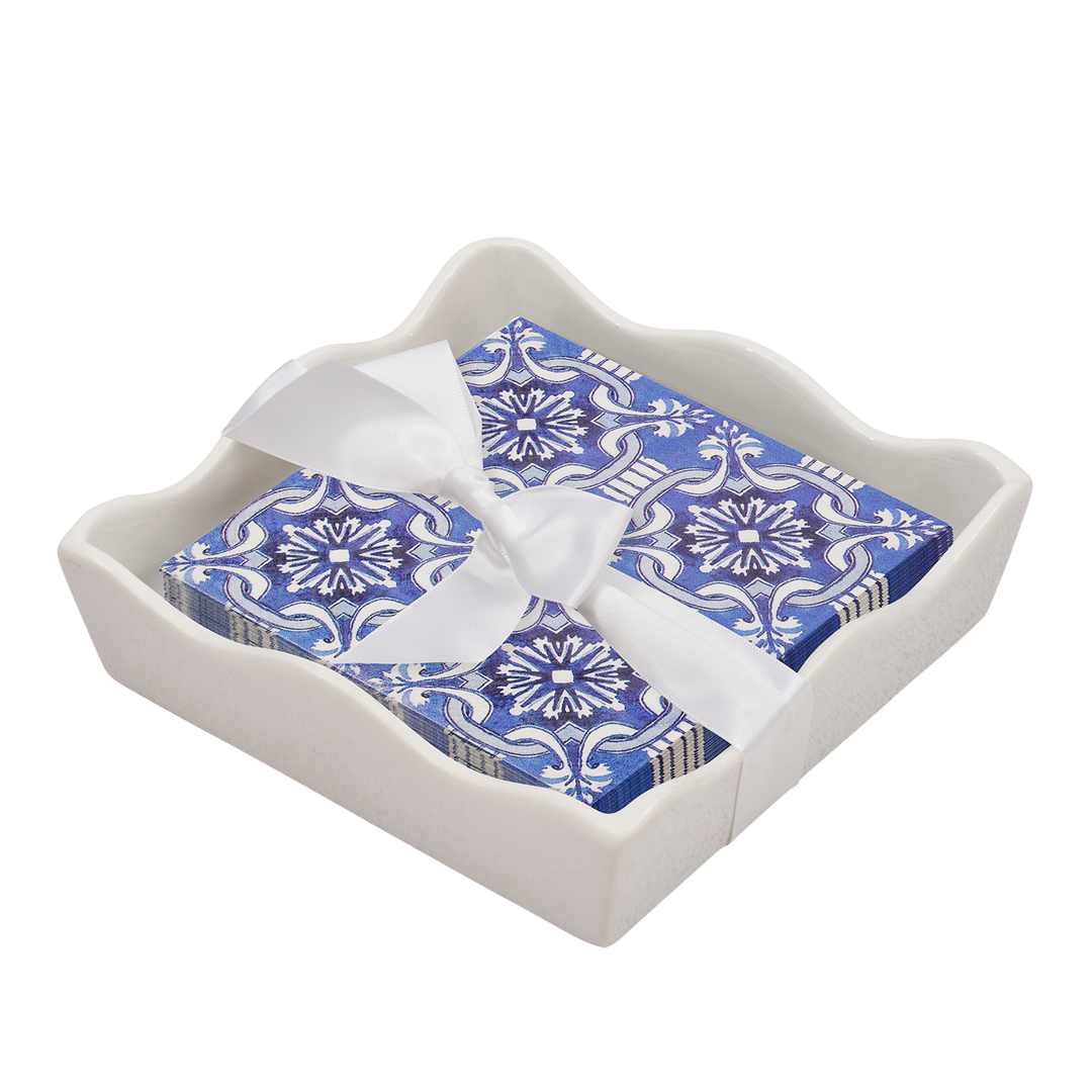 Everyday Cocktail Napkin with Napkin Tray