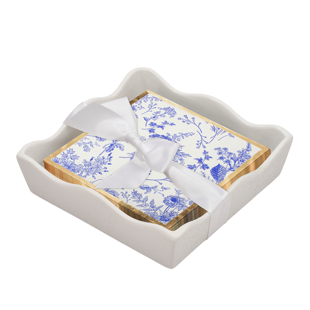 Everyday Cocktail Napkin with Napkin Tray