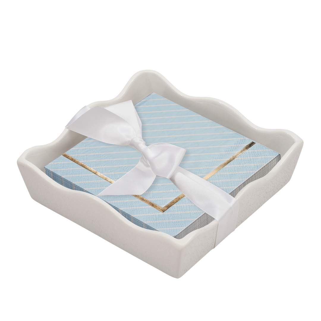 Everyday Cocktail Napkin with Napkin Tray