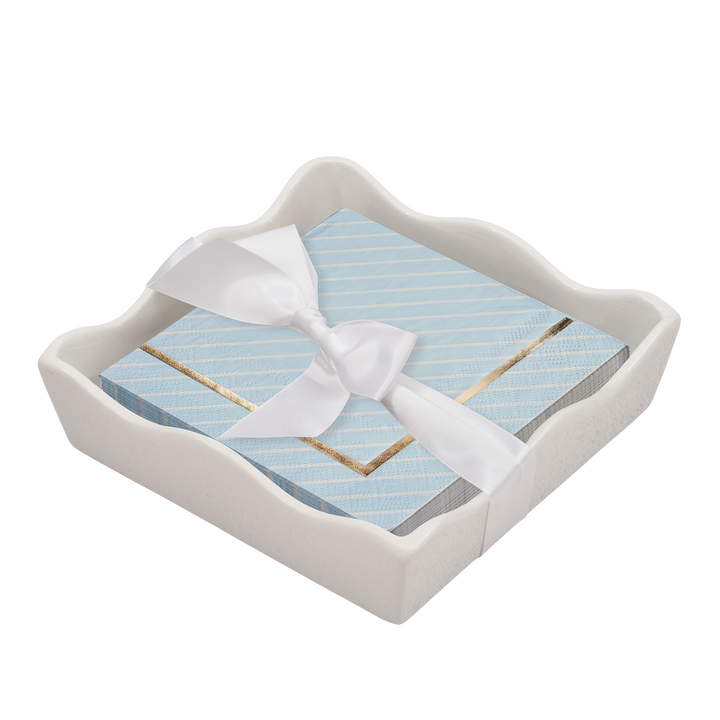 Everyday Cocktail Napkin with Napkin Tray