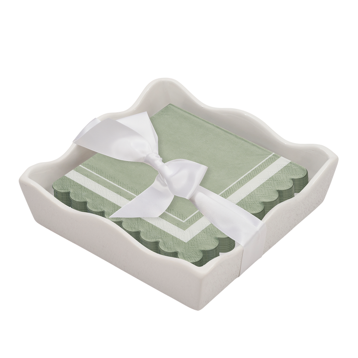 Everyday Cocktail Napkin with Napkin Tray