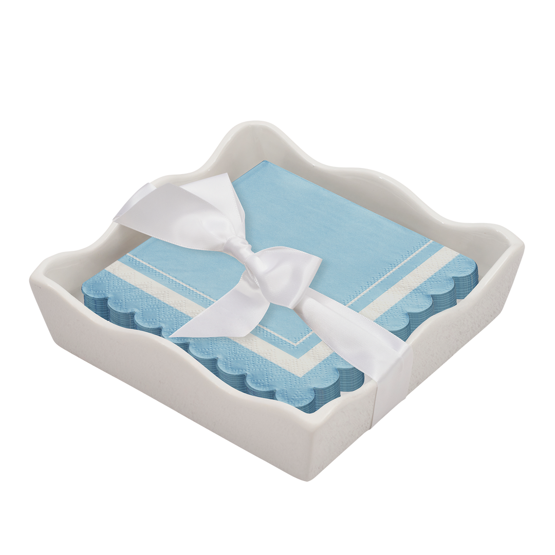 Everyday Cocktail Napkin with Napkin Tray