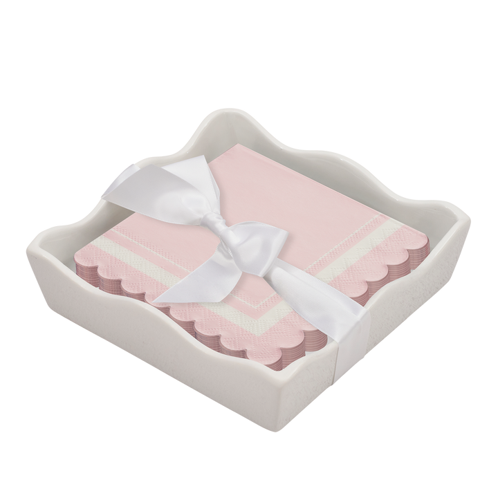 Everyday Cocktail Napkin with Napkin Tray