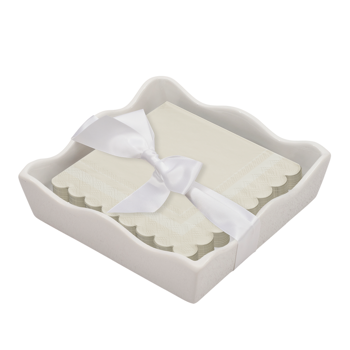 Everyday Cocktail Napkin with Napkin Tray