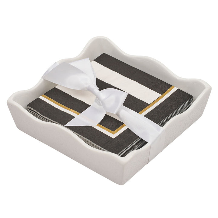 Everyday Cocktail Napkin with Napkin Tray