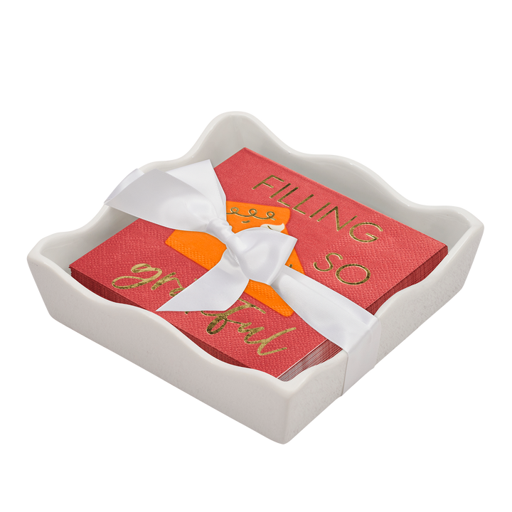Everyday Cocktail Napkin with Napkin Tray