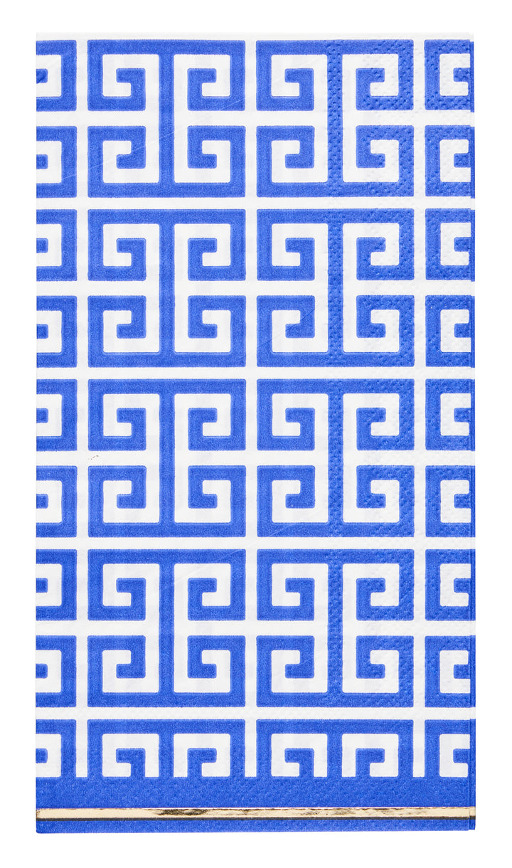 Greek Key Paper Guest Towel/20pk
