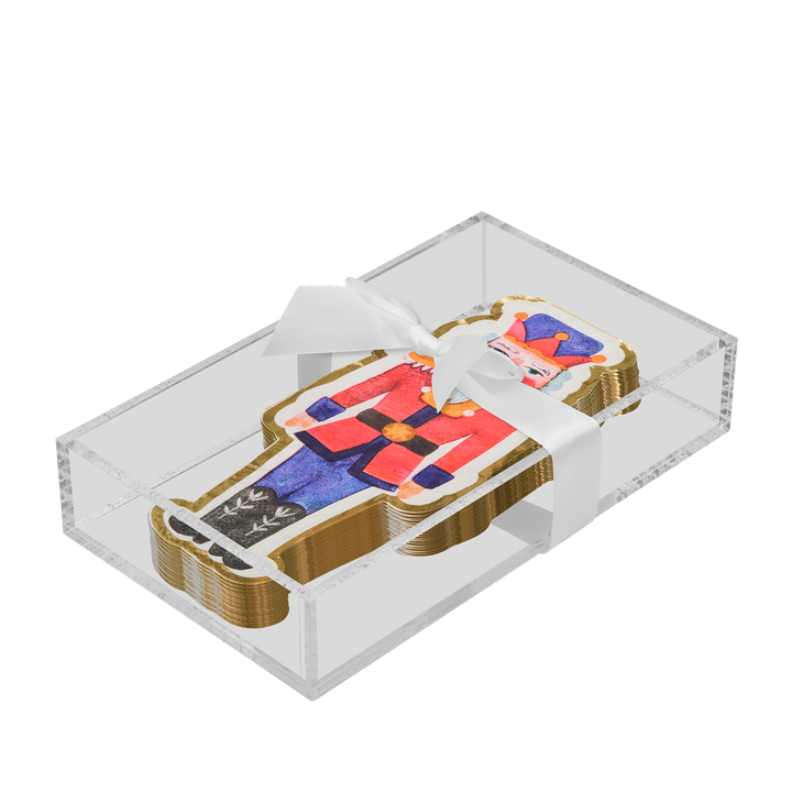 Christmas Guest Towel with Napkin Tray