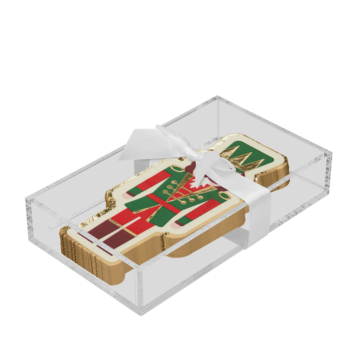 Christmas Guest Towel with Napkin Tray