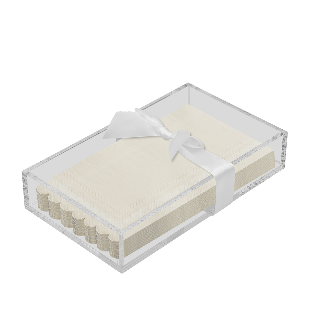 Everyday Guest Towel with Napkin Tray