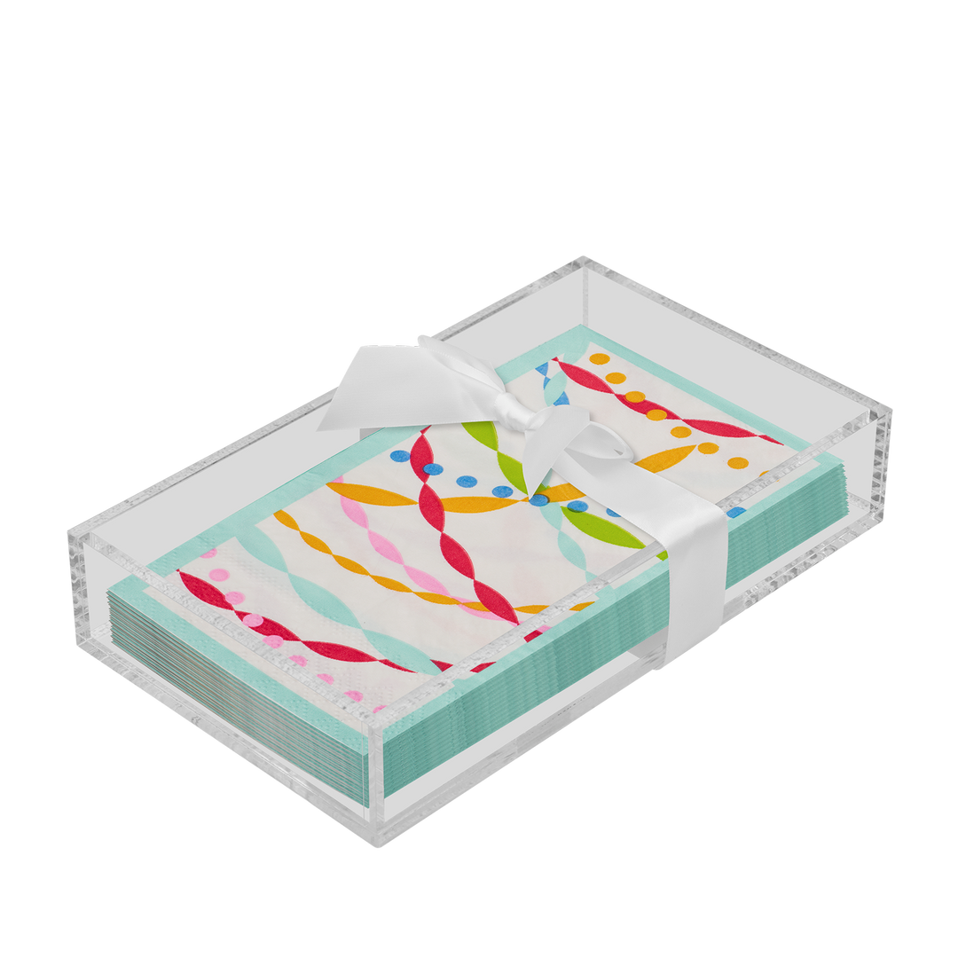 Birthday Guest Towel with Napkin Tray