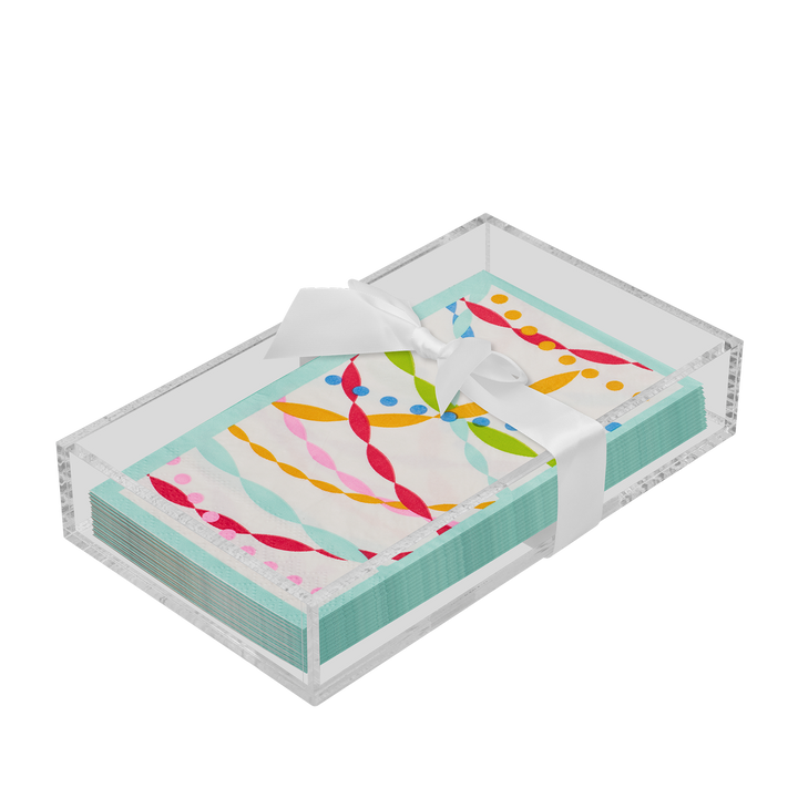 Birthday Guest Towel with Napkin Tray