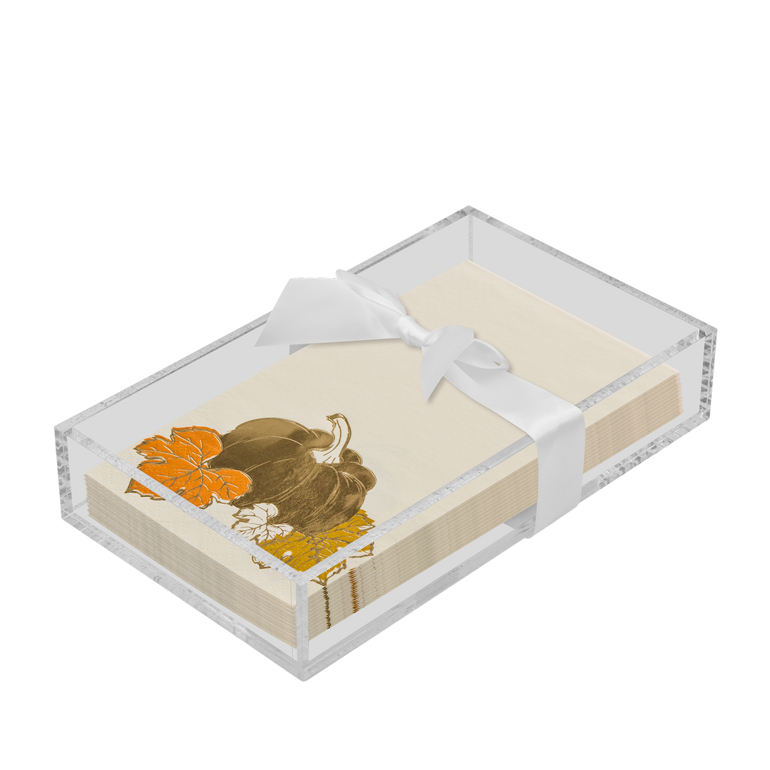 Thanksgiving Guest Towel with Napkin Tray