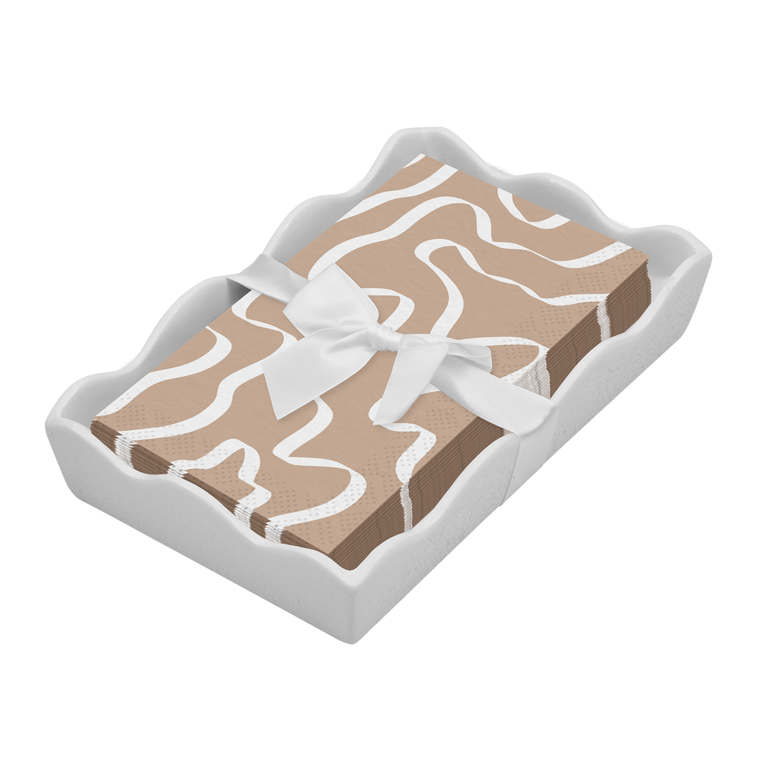 Eco Guest Towel with Napkin Tray