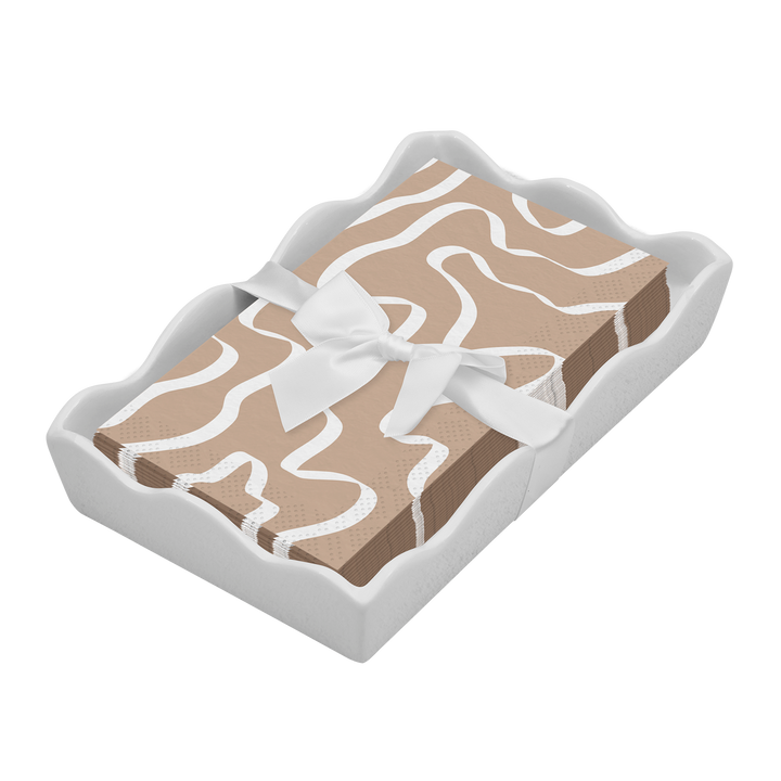 Eco Guest Towel with Napkin Tray