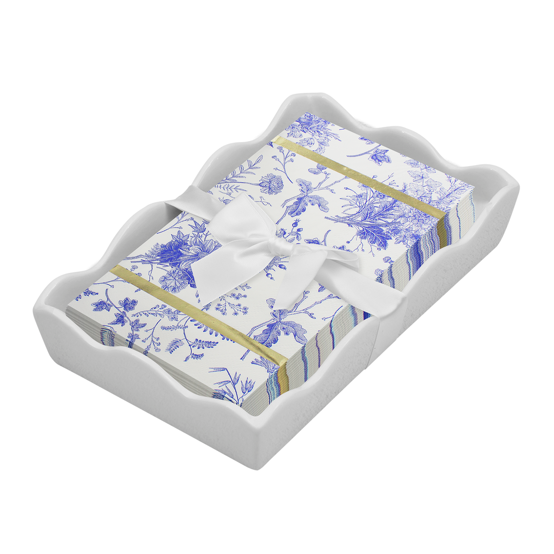 Everyday Guest Towel with Napkin Tray