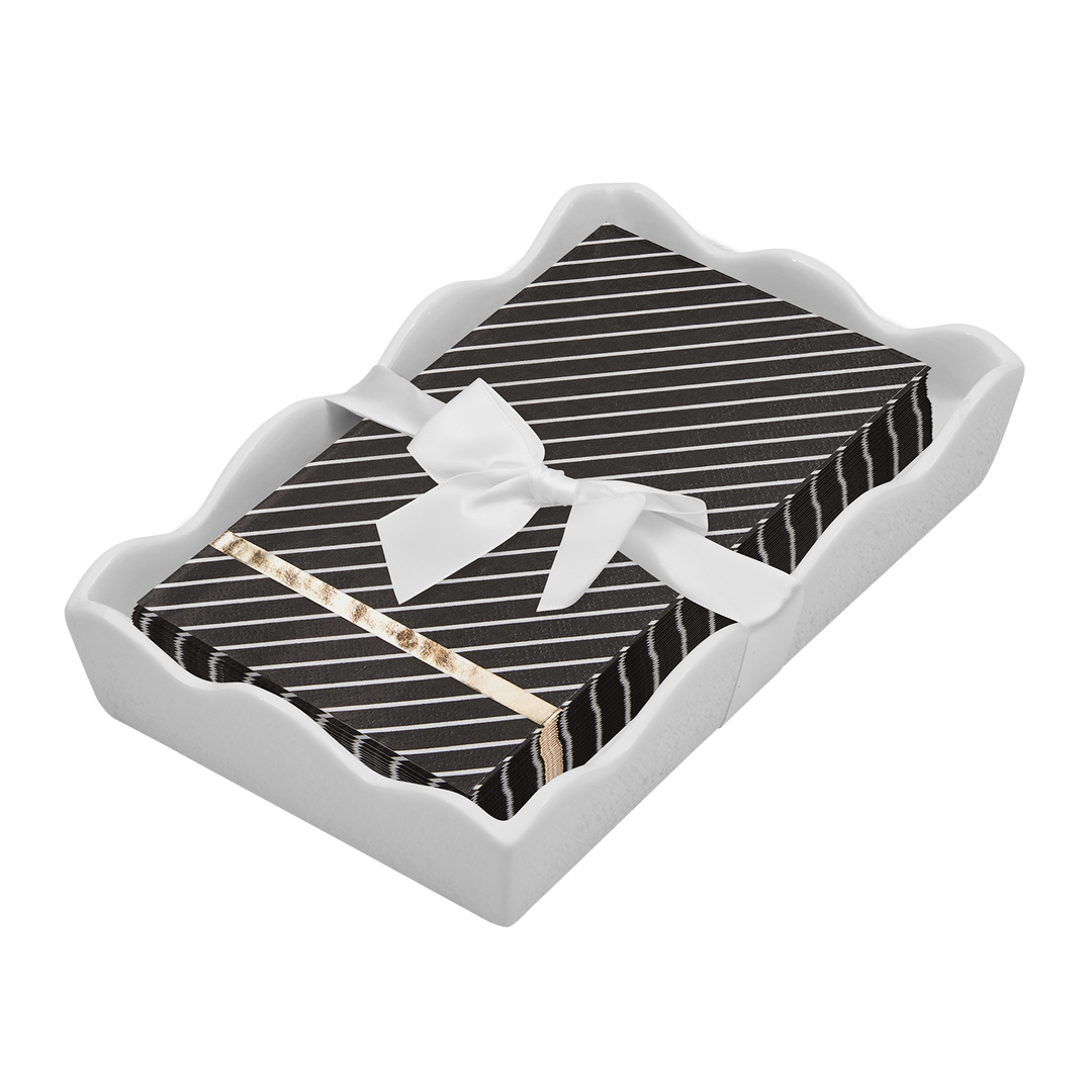 Everyday Guest Towel with Napkin Tray