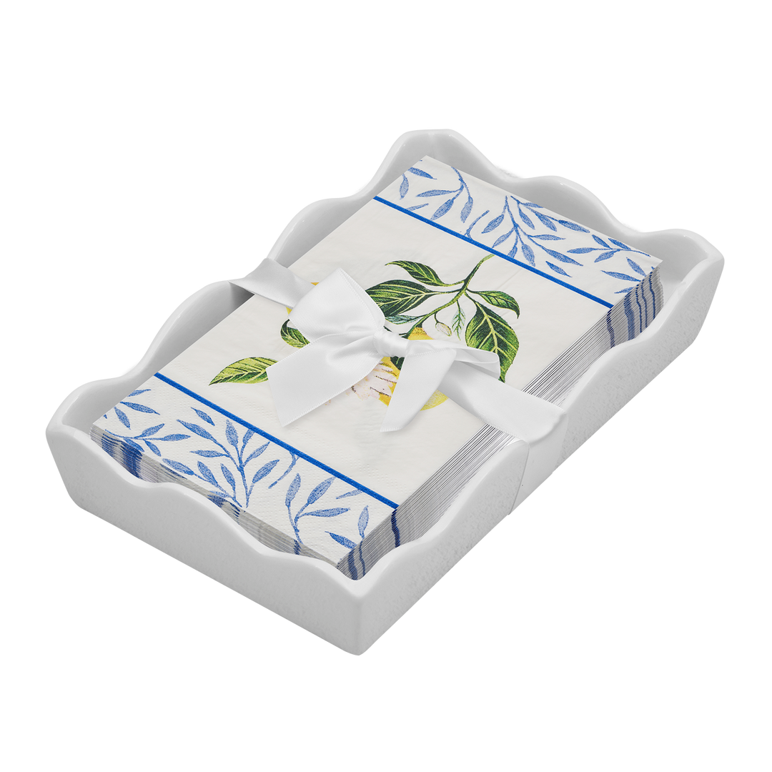 Everyday Guest Towel with Napkin Tray