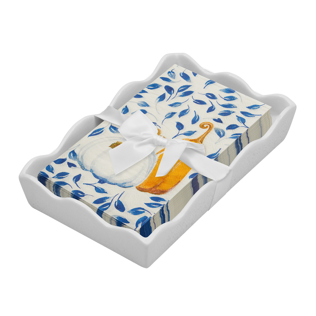 Thanksgiving Guest Towel with Napkin Tray