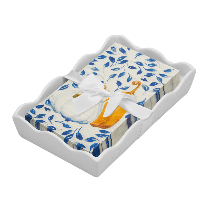 Thanksgiving Guest Towel with Napkin Tray