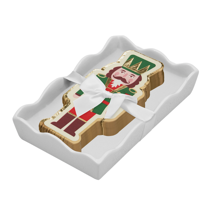 Christmas Guest Towel with Napkin Tray