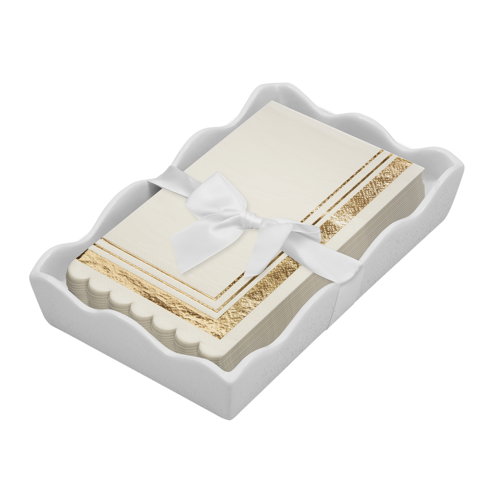 Everyday Guest Towel with Napkin Tray