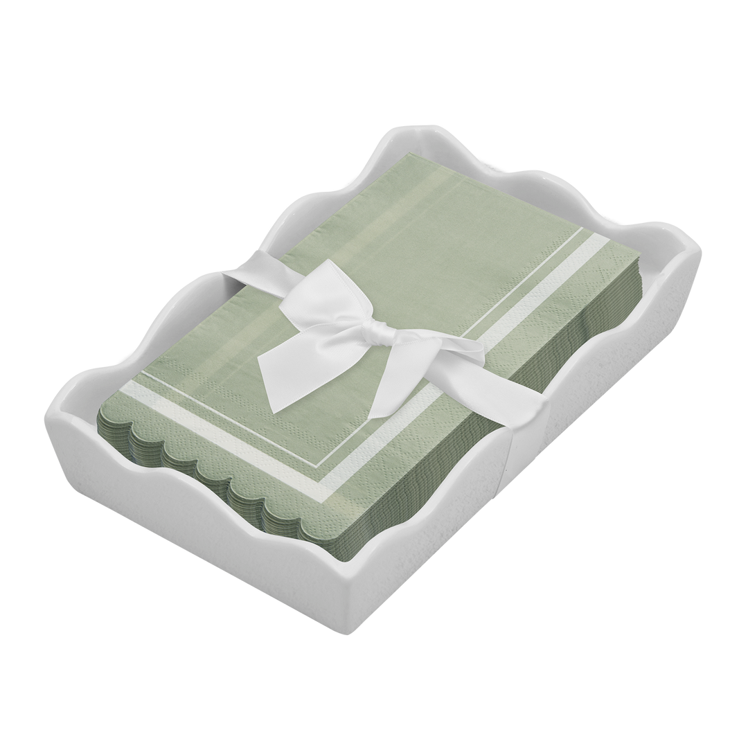 Everyday Guest Towel with Napkin Tray