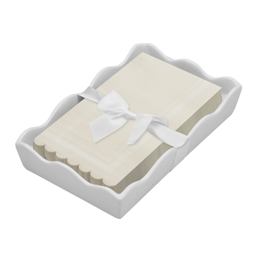 Everyday Guest Towel with Napkin Tray