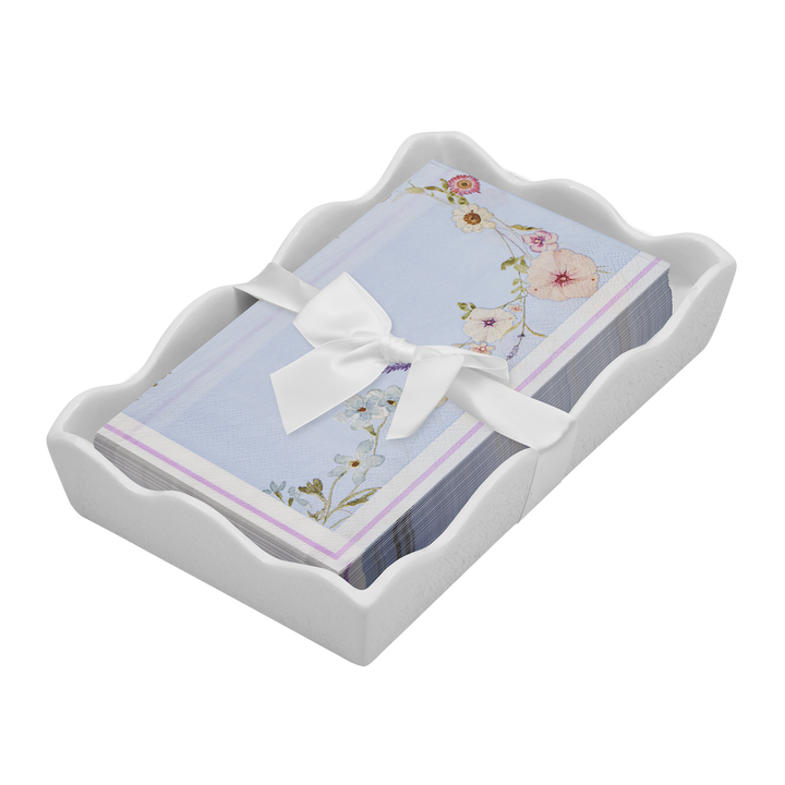 Easter Guest Towel with Napkin Tray
