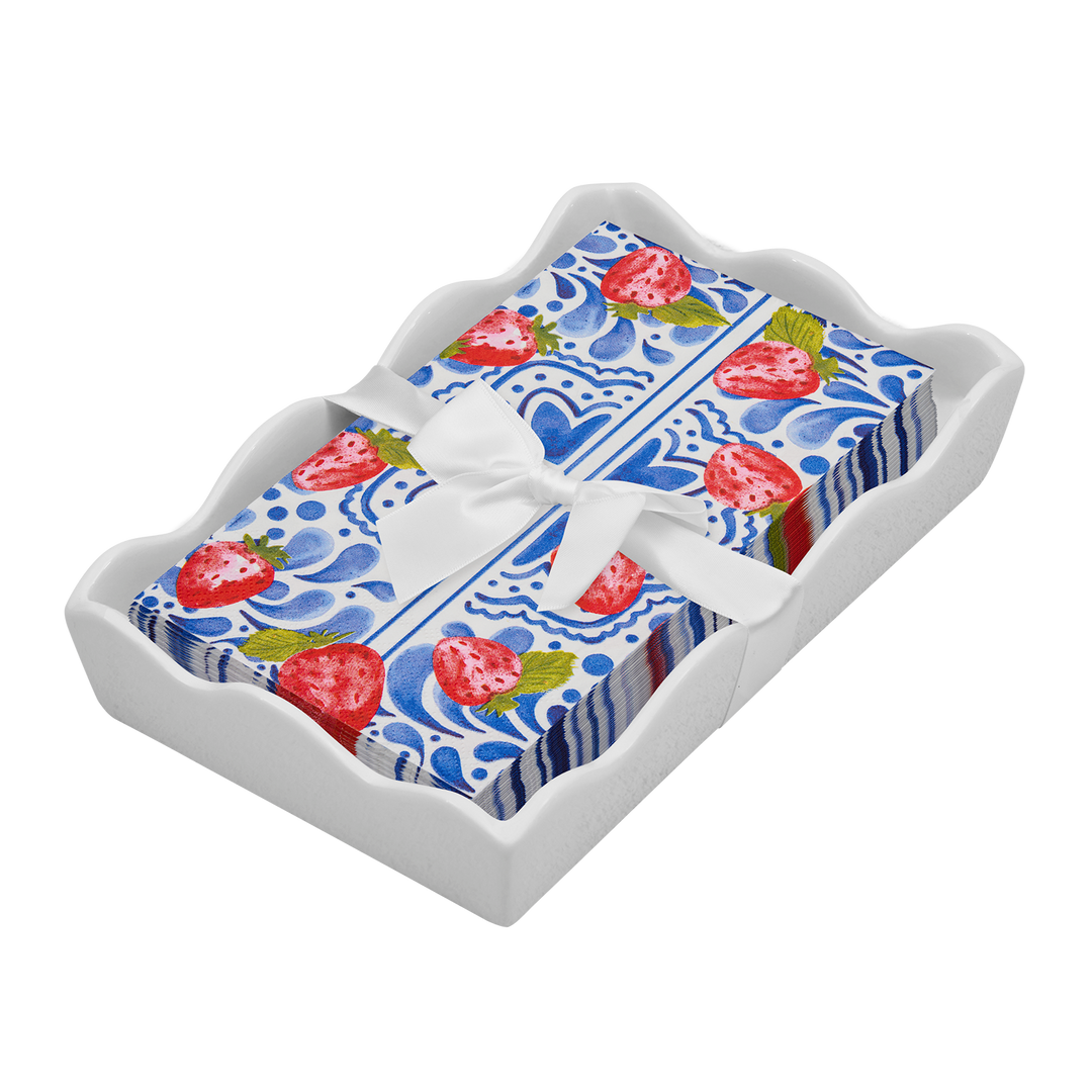 Everyday Guest Towel with Napkin Tray