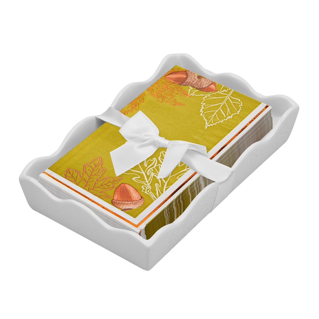 Thanksgiving Guest Towel with Napkin Tray