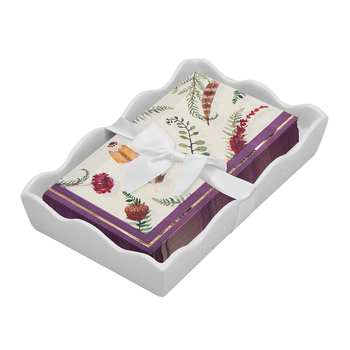 Thanksgiving Guest Towel with Napkin Tray