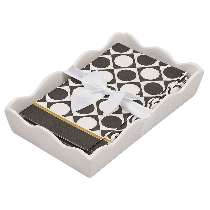 Everyday Guest Towel with Napkin Tray