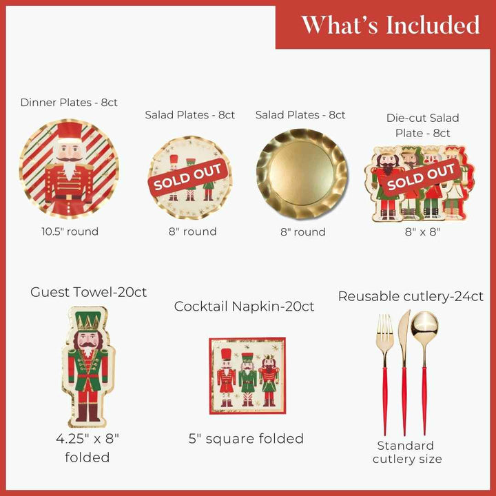 Nutcracker Christmas Table Setting