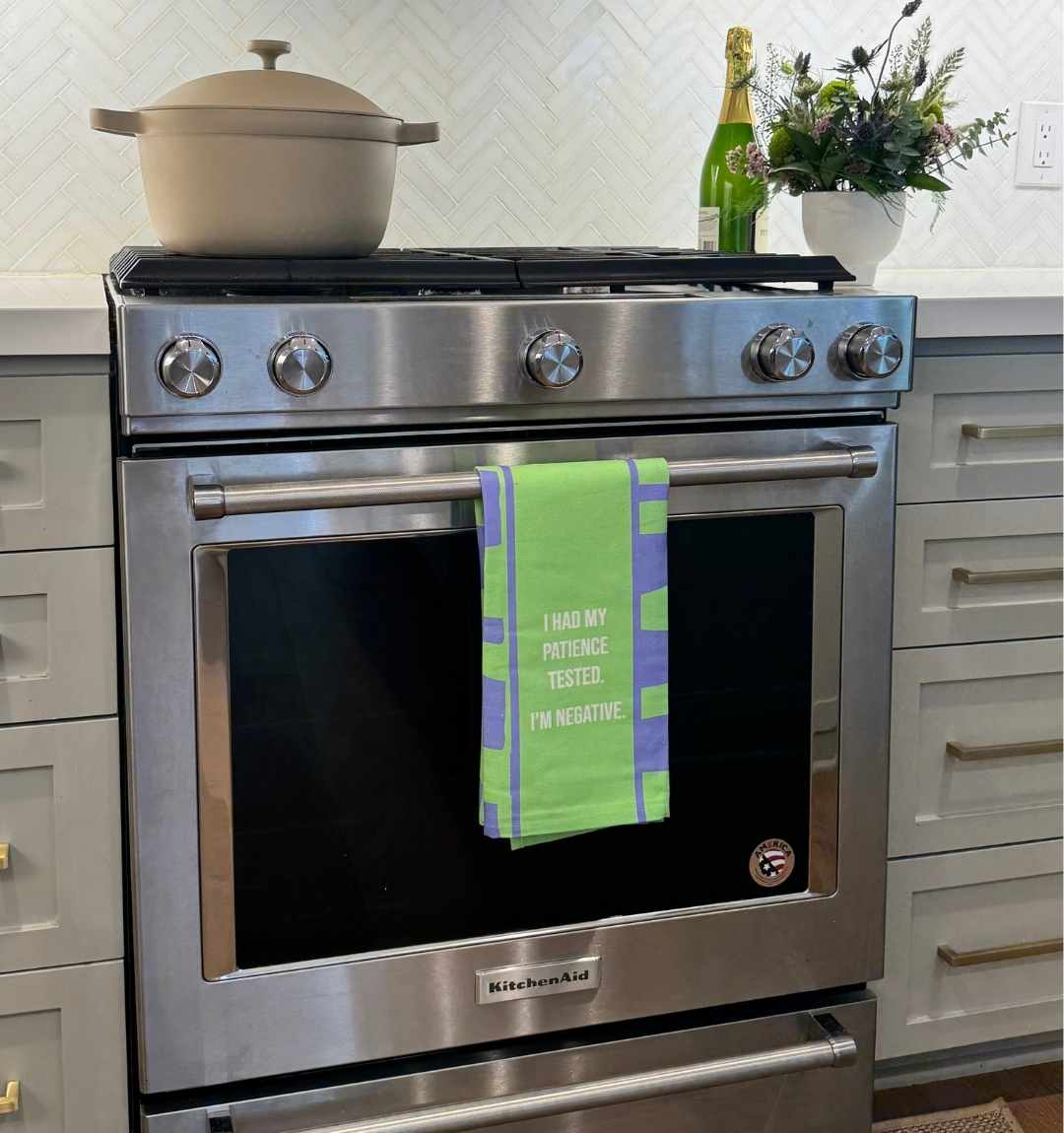 Negative Dish Towel