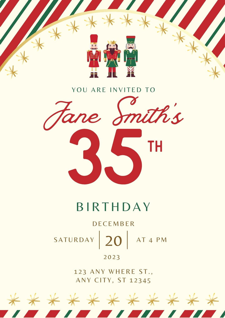 Nutcracker Invitation Digital Download – Sophistiplate LLC