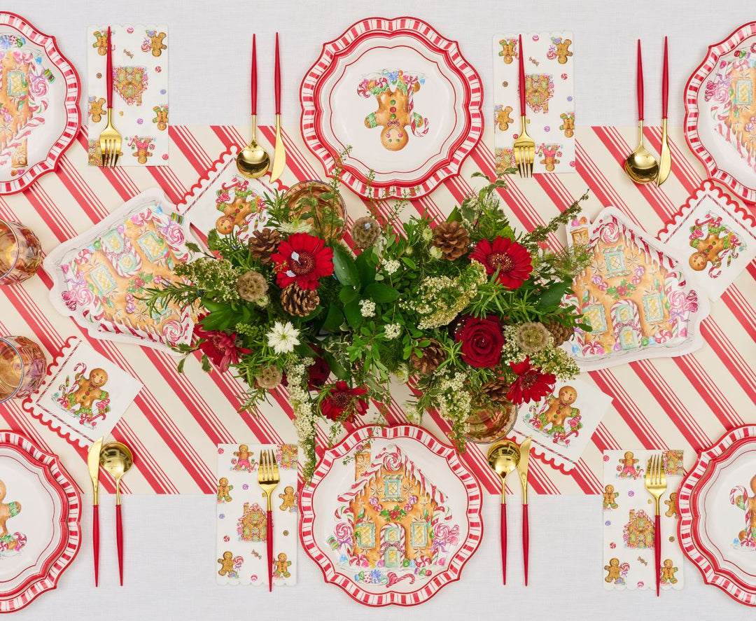 Gingerbread Table Setting