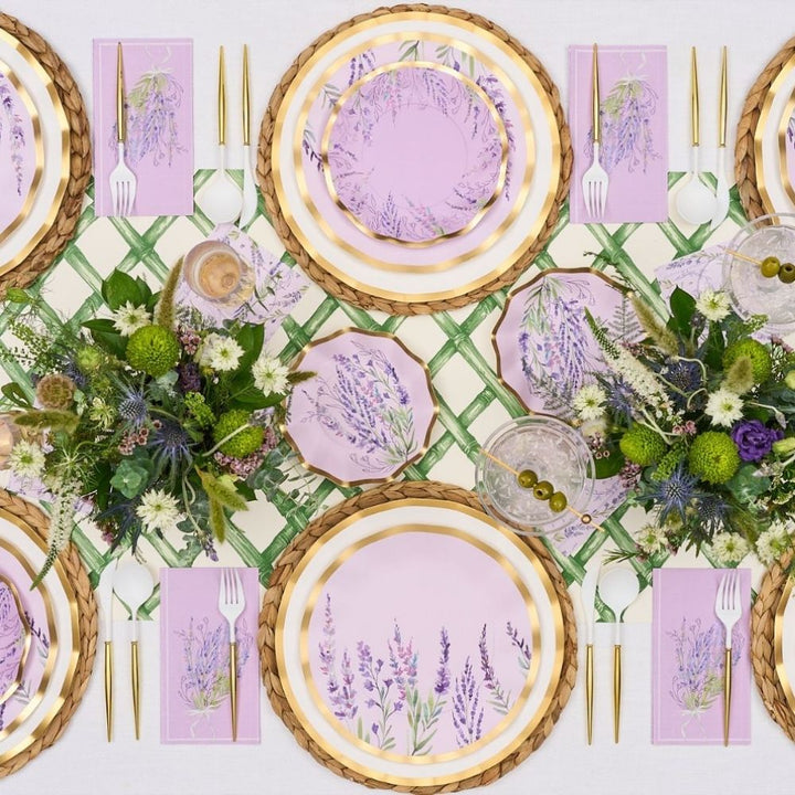 Lavender Fields Table Setting