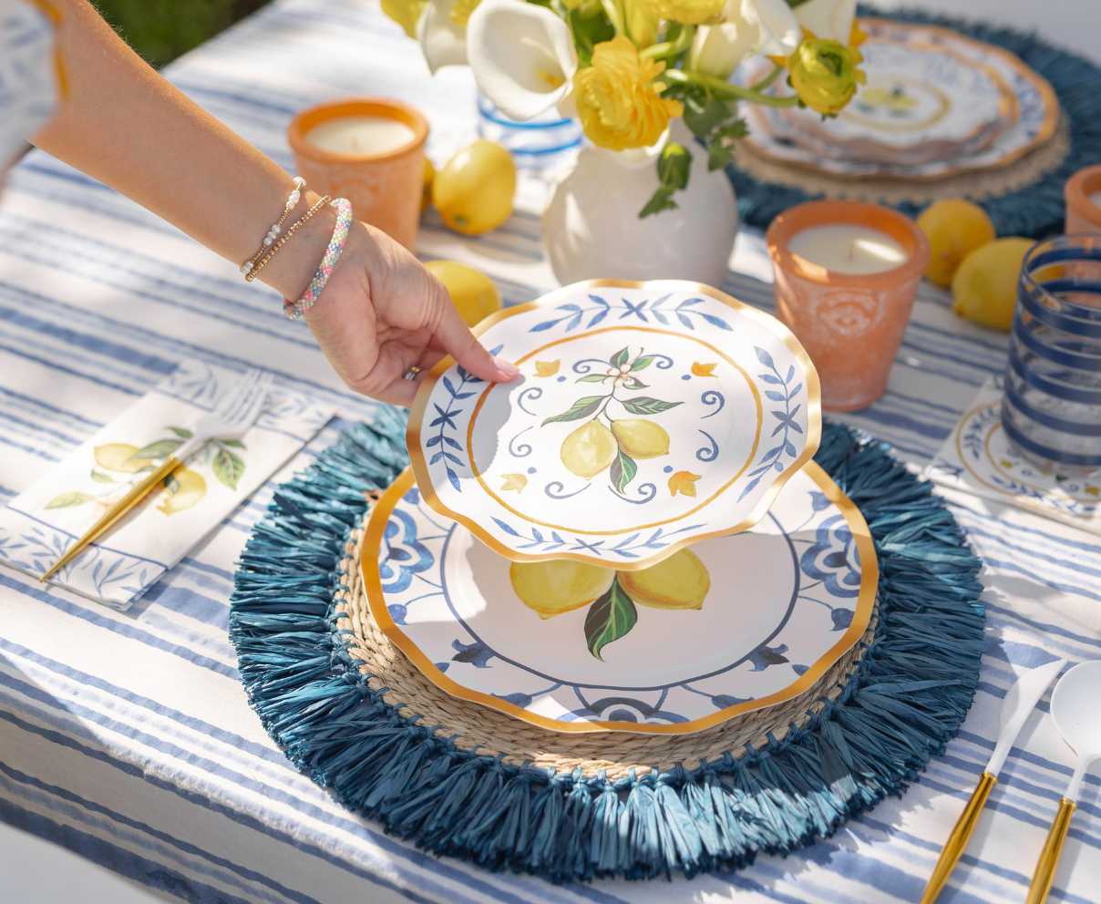 Salad Plate Capri Coast/8pk – Sophistiplate LLC