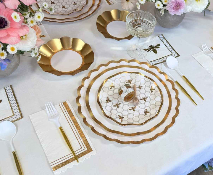 Gilded Honey Table Setting