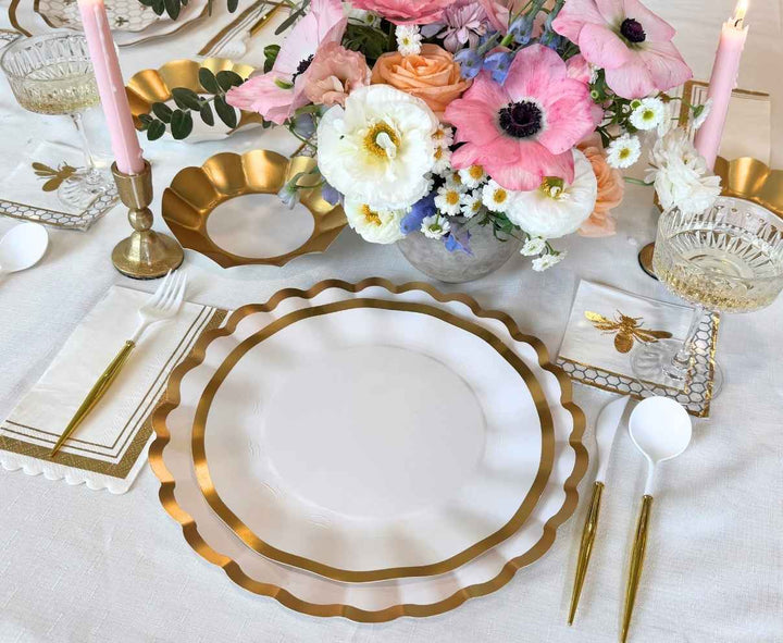 Gilded Honey Table Setting